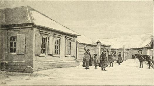 THE YOUNGER TOLSTOI’S HEADQUARTERS AT PATROVKA.