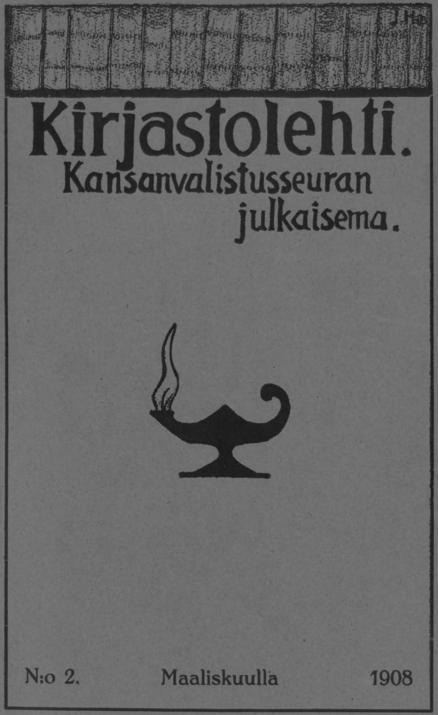 <biKirjastolehti.</bi<bKansanvalistusseuran julkaisema.<bN:o 2.        Maaliskuulla        1908