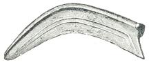 Fig. 41. Bronsskära fr. Södermanland. Fig. 41. Bronsskära fr. Södermanland.