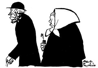 Småländskt kyrkfolk.