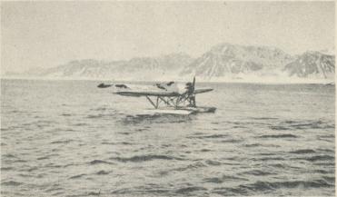 Foto E. Christel.<bVirgo hamn besökes år 1928 av en svensk flygare, den förste sedan<bAndrée lämnade den.