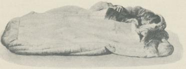 <bExpeditionens sovsäck avsedd för de tre deltagarna. Fotografi tagen<b<bföre avfärden. <bExpeditionens sovsäck avsedd för de tre deltagarna. Fotografi tagen<b<bföre avfärden.