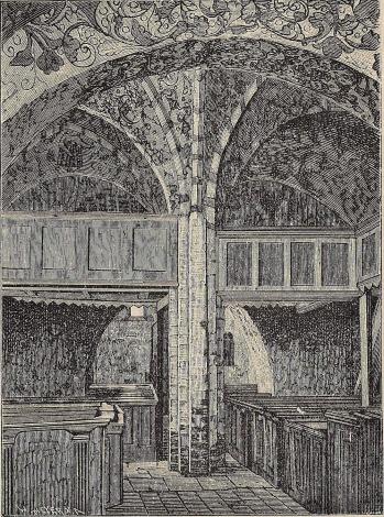Bild 16. Interiör av Dalhems gamla kyrka.