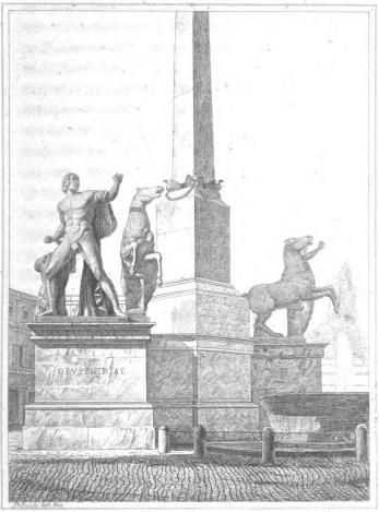 Kolosserne paa Quirinalet.