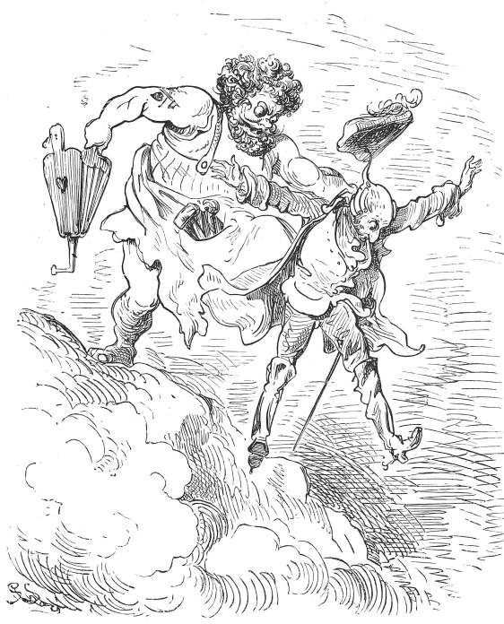 Der höll han mig öfver något, som liknade en djup brunn.