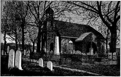 Gamla svenska kyrkan i Wilmington.