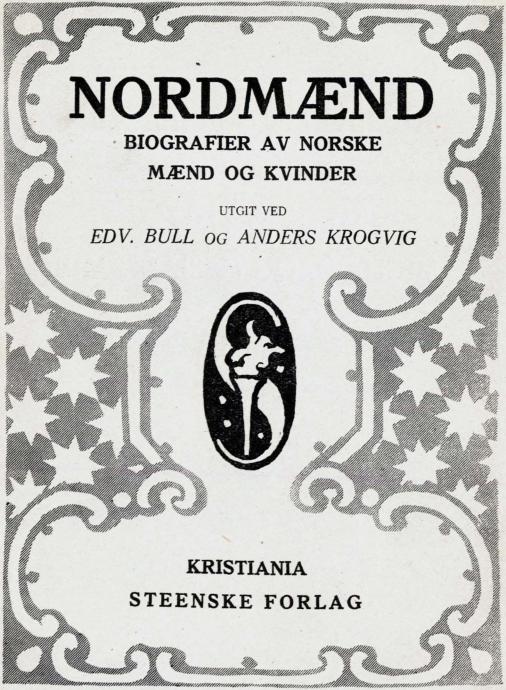 <biNORDMÆND</bi<bBIOGRAFIER AV NORSKE<bMÆND OG KVINDER<b<span class=