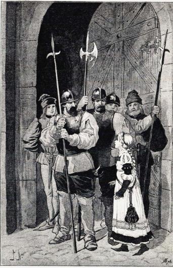 <smalIll. J.N.[=Jenny Nyström]</smal<b«Det förbudet kan icke gälla mig, Bengt Gunnarsson.» (Sid. 156.)