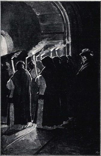 <smalIll. J.N.[=Jenny Nyström]</smal<bSent om aftonen skred ett tåg tyst och högtidligt fram till<bAlla själars kapell. (Sid. 166)