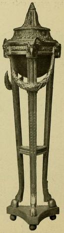 Trefot        Dreifuss        Trivet<bFig. 22. H. 114 cm. 1780—1800. Rum 65.
