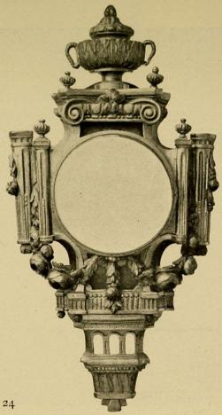 Klockfodral        Uhrfutteral        Clock-case<bFig. 24. H. 97 cm. 1780—1800. Rum 64.