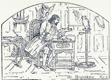 Ill. Br. Brunskow. Kr. a<bHeime i huset. Ill. Br. Brunskow. Kr. a<bHeime i huset.