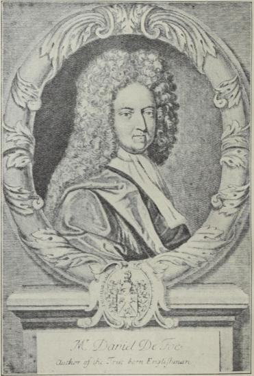 DANIEL DEFOE<bGravyr av Vandergucht (1703).