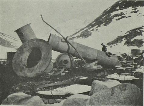 Rester fra Wellmanns forsøk.