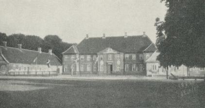 Hindsgavls slott från borggården.