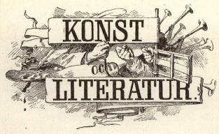 KONST och LITERATUR. KONST och LITERATUR.