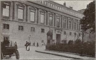 Nationalbiblioteket (fasad åt Rue Richelieu).