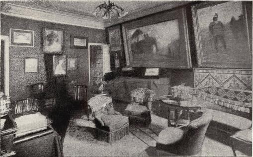 INTERIÖR FRÅN ”SOCIÉTÉ SUÉDOISE” I PARIS<b(Rue de la Chaussée d’Antin 58).
