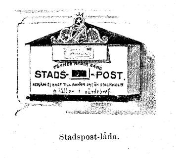Stadspost-låda.