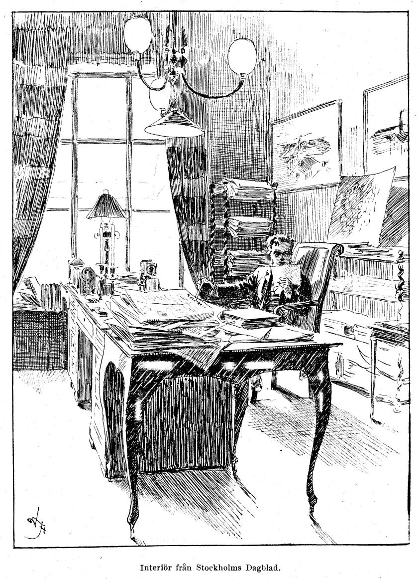 Interiör från Stockholms Dagblad.