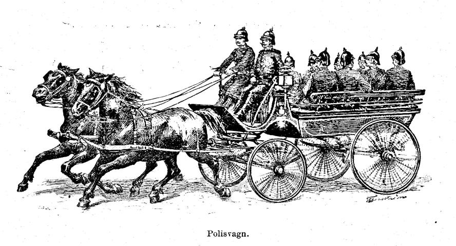 Polisvagn. Polisvagn.