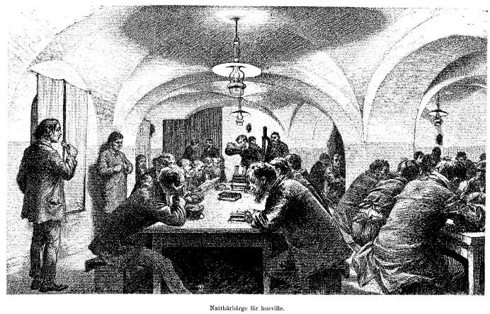 Natthärbärge för husville.