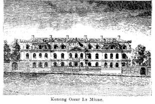 Konung Oscar I:s Minne. Konung Oscar I:s Minne.