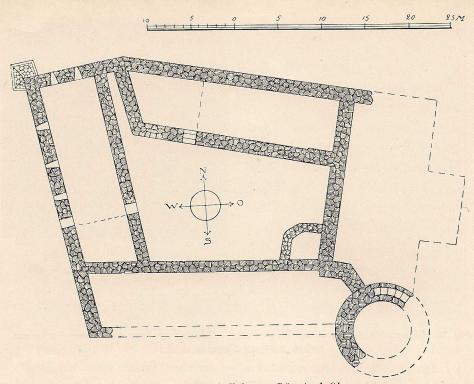 Fig. 21. Plan av Gyllebo av Pär Axel Olsson.