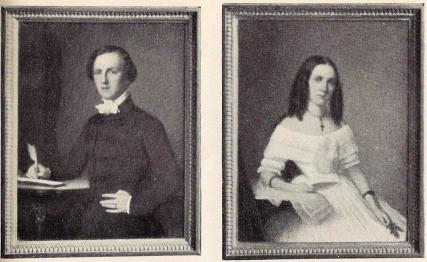 Ungdomsporträtter af Grefve ADOLPHE STACKELBERG d. y.<boch hans grefvinna HONORINE ADELSWÄRD.