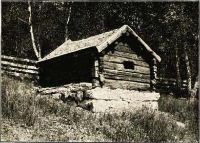 Vitehuset fra Vitanosi, nu paa Amble i Sogn.