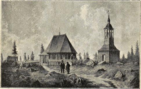Jokkmokks gamla kyrka.
