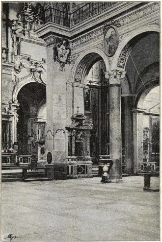 Parti af koret i Araceli. Parti af koret i Araceli.