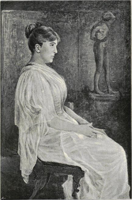 <biPorträtt.</bi<bOljemålning af HILDEGARD THORELL.<bTillhör d:r Wilhelm Svedbom.