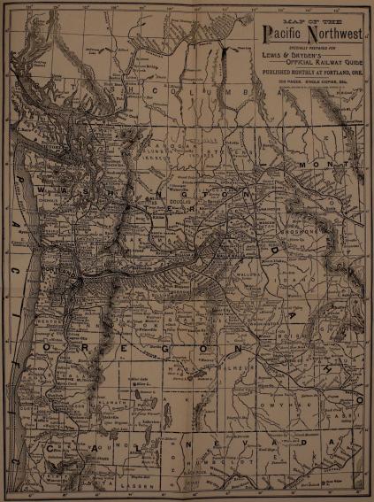 MAP OF THE<b<biPacific Northwest</bi<bSPECIALLY PREPARED FOR<b<bi<span class=