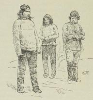 Eskimoer fra Kap Bille.<b(Af E. Nielsen efter fotografi).