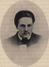 Artur Hazelius som student.