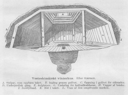 Vesteskimåiskt vinterhus. Efter <span class=