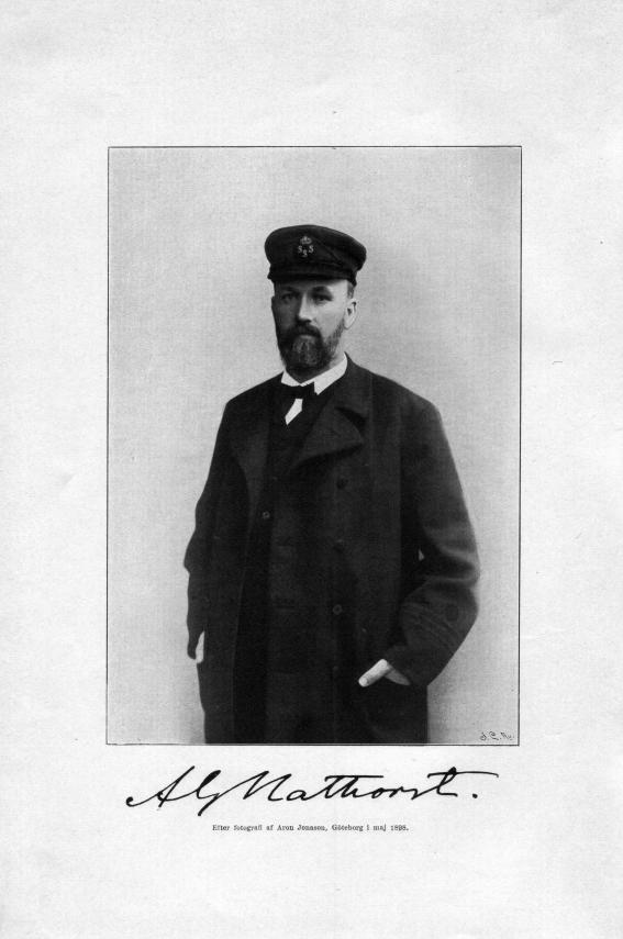 A. G. Nathorst.<b<bEfter fotografi af Aron Jonason, Göteborg i maj 1898.