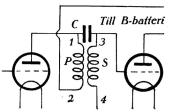 Fig. 2. Transformatorkoppling med kondensator.