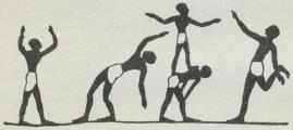Fig. 2. Ægyptisk Gymnastik.