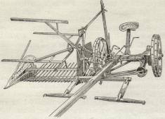 Fig. 4. Automatisk Aflæggeapparat til en Slaamaskine.