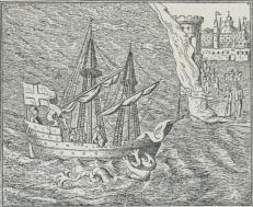 Havtrolden i Store Bælt (efter Altertavle fra 1498).