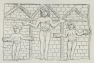 Fig. 1. Jesus og de to Røvere (fra Santa Sabina<bi Rom).