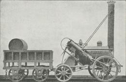 Fig. 12. Robert Stephensons prisbelønnede Lokomotiv<b»Rocket«, 1829.