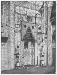 Mihrab i Ruskim Pasha-Moskéen (Konstantinopel).