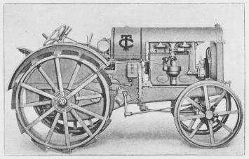 Fig. 4. Amerikansk Motor-Tractor »The Twin City«.