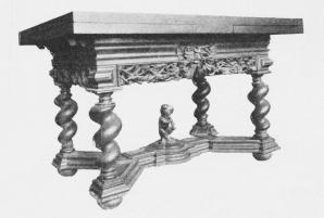 Barok. Bord. C. 1675.
