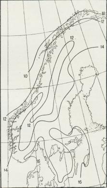 Fig. 3. Julis Middeltemperatur.