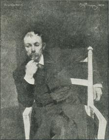 Fig. 21. Eilif Peterssen: Portræt af Arne Garborg.