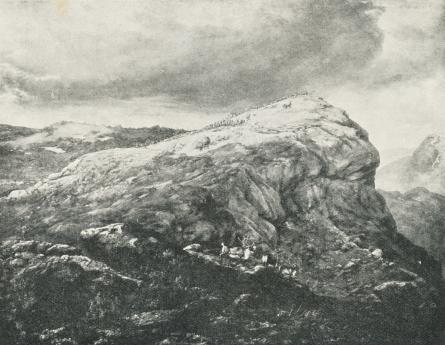 Johan Chr. Dahl: Stugunøset paa Filefjeld.